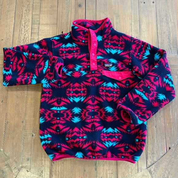 Patagonia Synchilla tribal print fleece - Picture 1 of 5